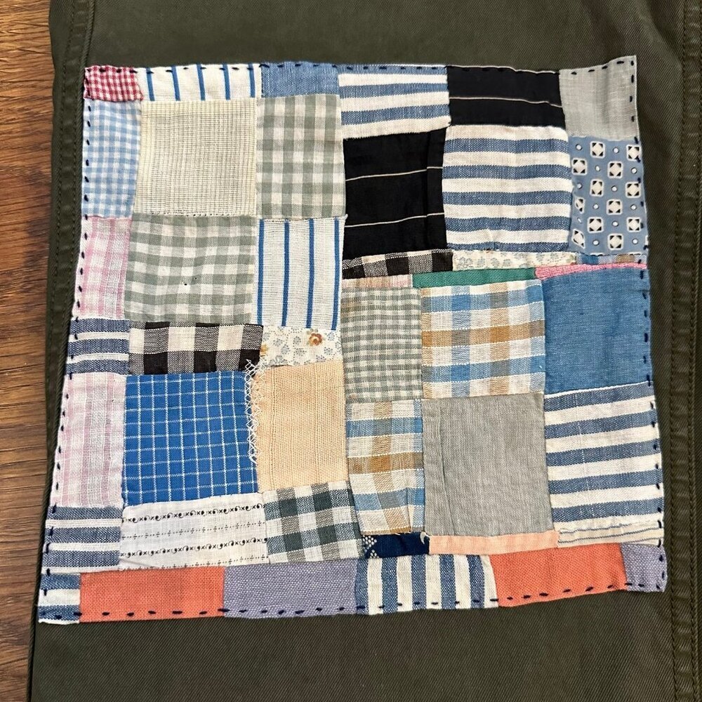 Nwt Alex Mill X Blank Supply Re X Work Field Chino Quilted Patchwork Pants 31 — image 3 of 8